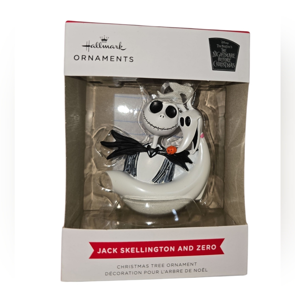 Disney Tim Burton's The Nightmare Before Christmas Jack Skellington and Zero